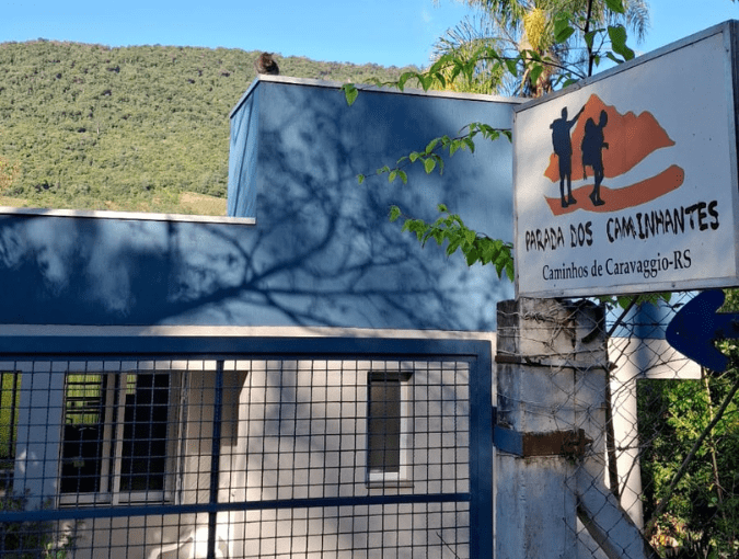 Fachada do Hostel Parada dos Caminhantes – Entrada principal